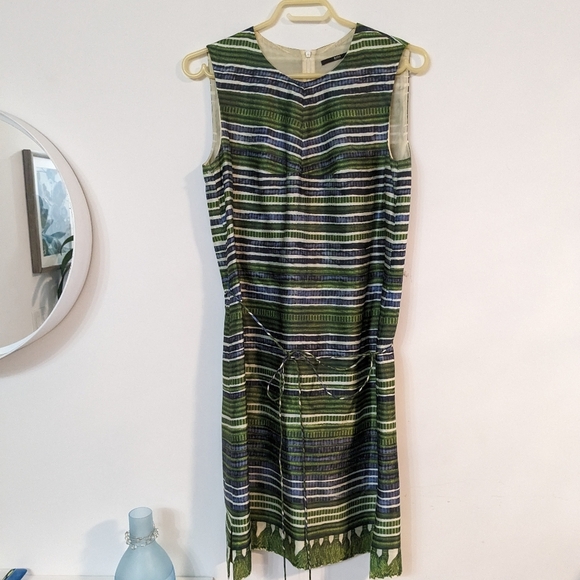 Hugo Boss "Derame" cotton/silk dress Sz M - Picture 2 of 10
